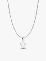 Engravable Soccer Shirt Charm Necklace Set