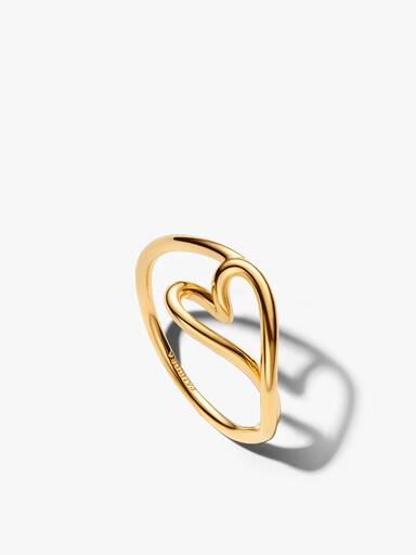 Essence Delicate Heart Friendship Ring Set - Image 3