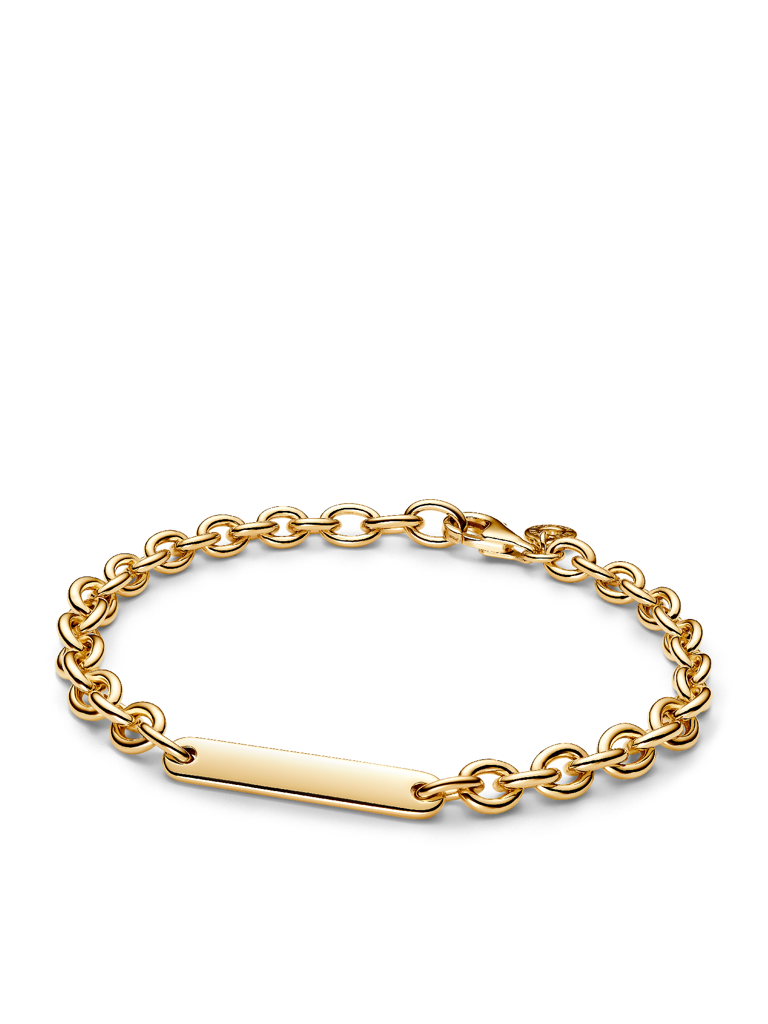 His & Hers Engravable Gold Plated Bracelet Set - Image 3