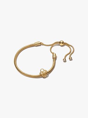Golden Padlock Bracelet Gift Set