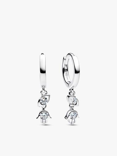 Hamsa Necklace and Earrings Set - Image 3
