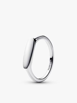 Engravable Love Notes Bar Ring Set