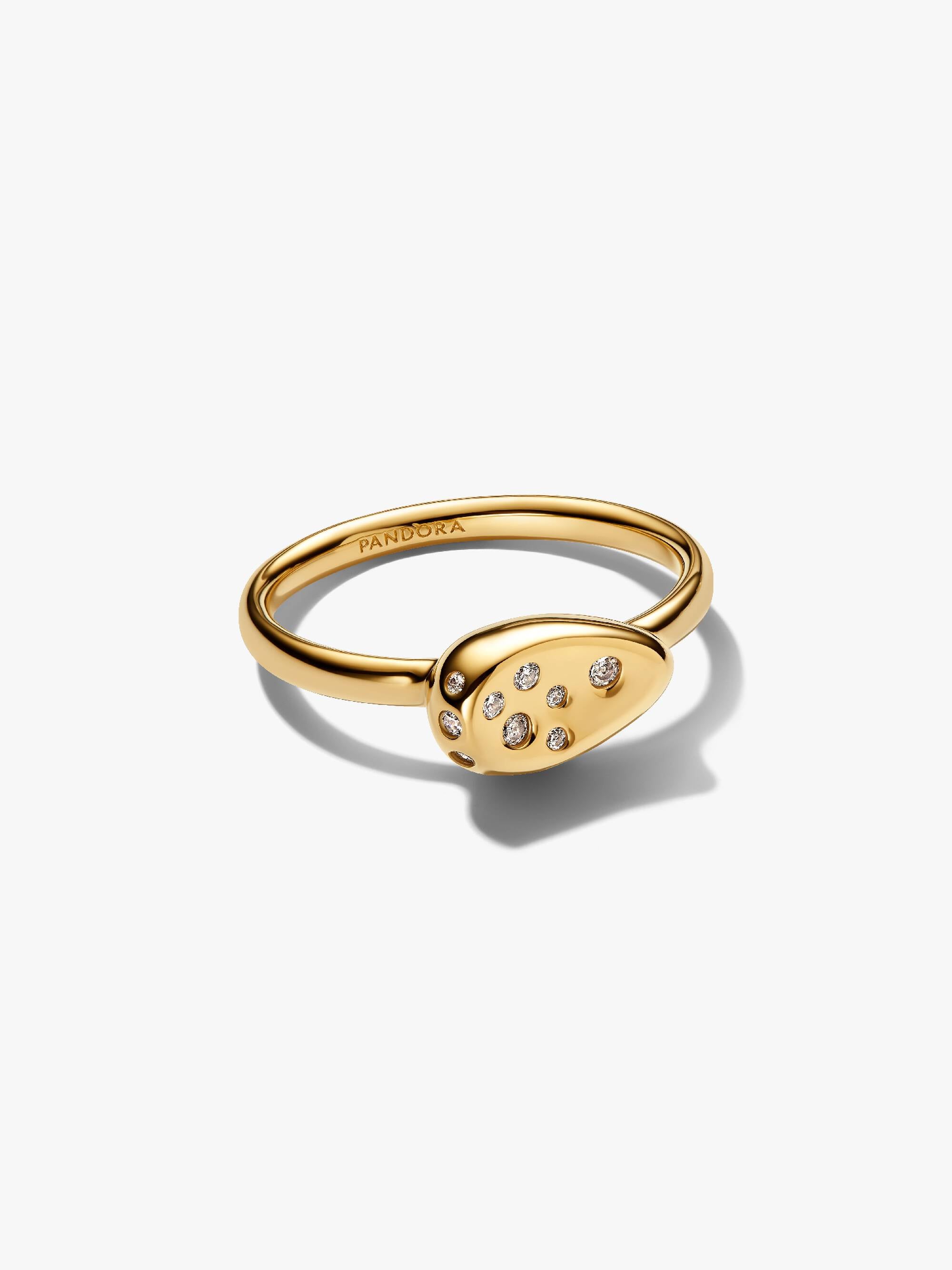 Medium Stone-Set Oval Signet Ring - Image 5