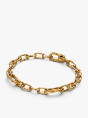 Bold and Brave Textured Medallion Bracelet Set