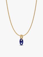 Blue Mariner Link Charm Neckle Set