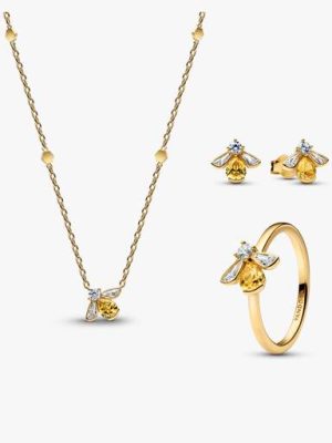 Golden Honey Bee Jewelry Set