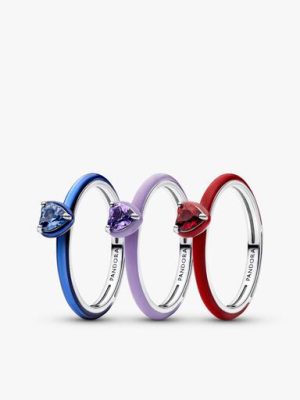 Symbols of Love Chakra Ring Trio