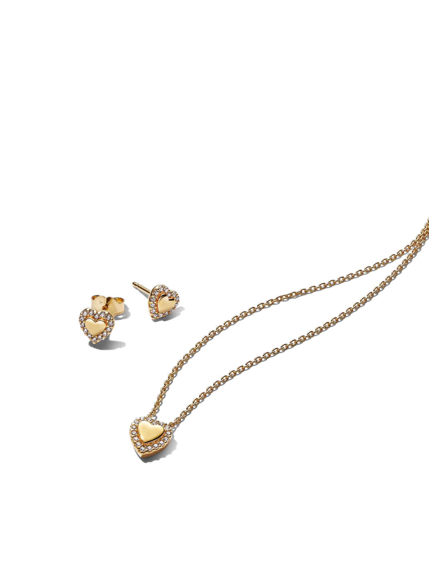 Engravable Sparkling Round Tag Pendant Necklace - Image 3