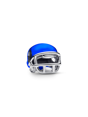 Royal Blue Football Helmet Charm