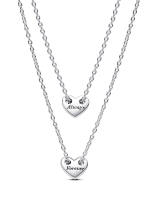 Forever & Always Splittable Heart Collier Necklaces