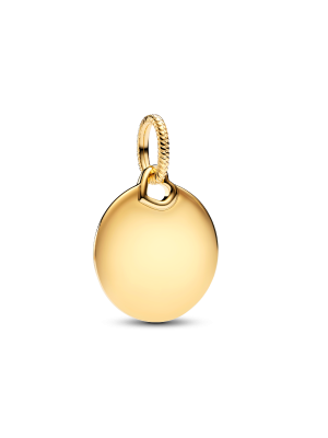 Engravable Round Tag Dangle Charm