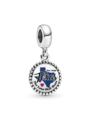 Texas State Map Dangle Charm