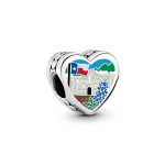 Texas Blue Bonnet Flag Charm