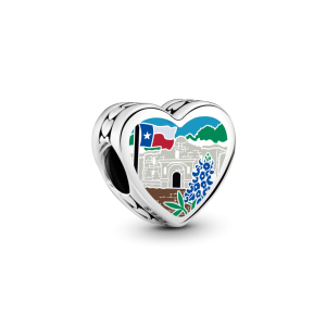 Texas Blue Bonnet Flag Charm