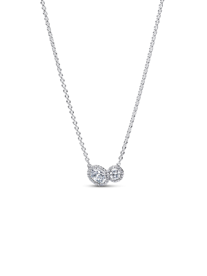 Embracing Halo Necklace