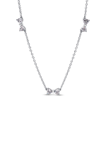 Bow Station Chain Necklace