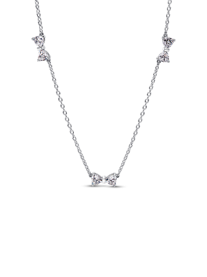 Bow Station Chain Necklace