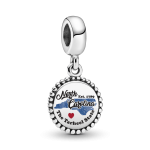 North Carolina State Map Dangle Charm