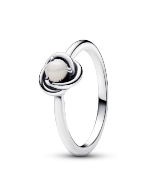 June Birthstone Eternity Circle Ring