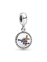 Faith over fear Dangle Charm