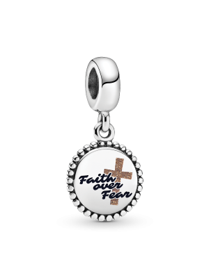 Faith over fear Dangle Charm