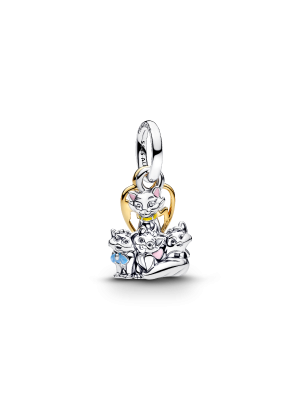 Disney Aristocats Duchess & Kittens Dangle Charm