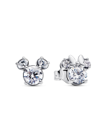 Disney Mickey Mouse & Minnie Mouse Sparkling Stud Earrings