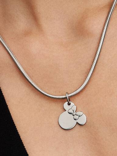 Disney Minnie Mouse Engravable Dangle Charm - Image 2