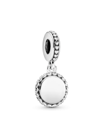 Engravable Silver Dangle