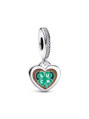 Clover Good Luck Dangle Charm