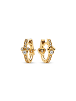 Disney Mickey Mouse & Minnie Mouse Sparkling Hoop Earrings