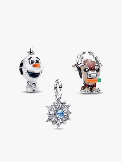 Disney Frozen Queen Elsa Snowflake Dangle Charm - Image 8