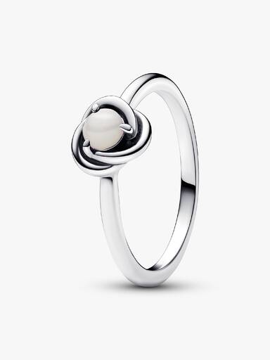 June Birthstone Eternity Circle Ring - Image 3