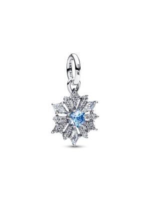 Disney Frozen Queen Elsa Snowflake Dangle Charm