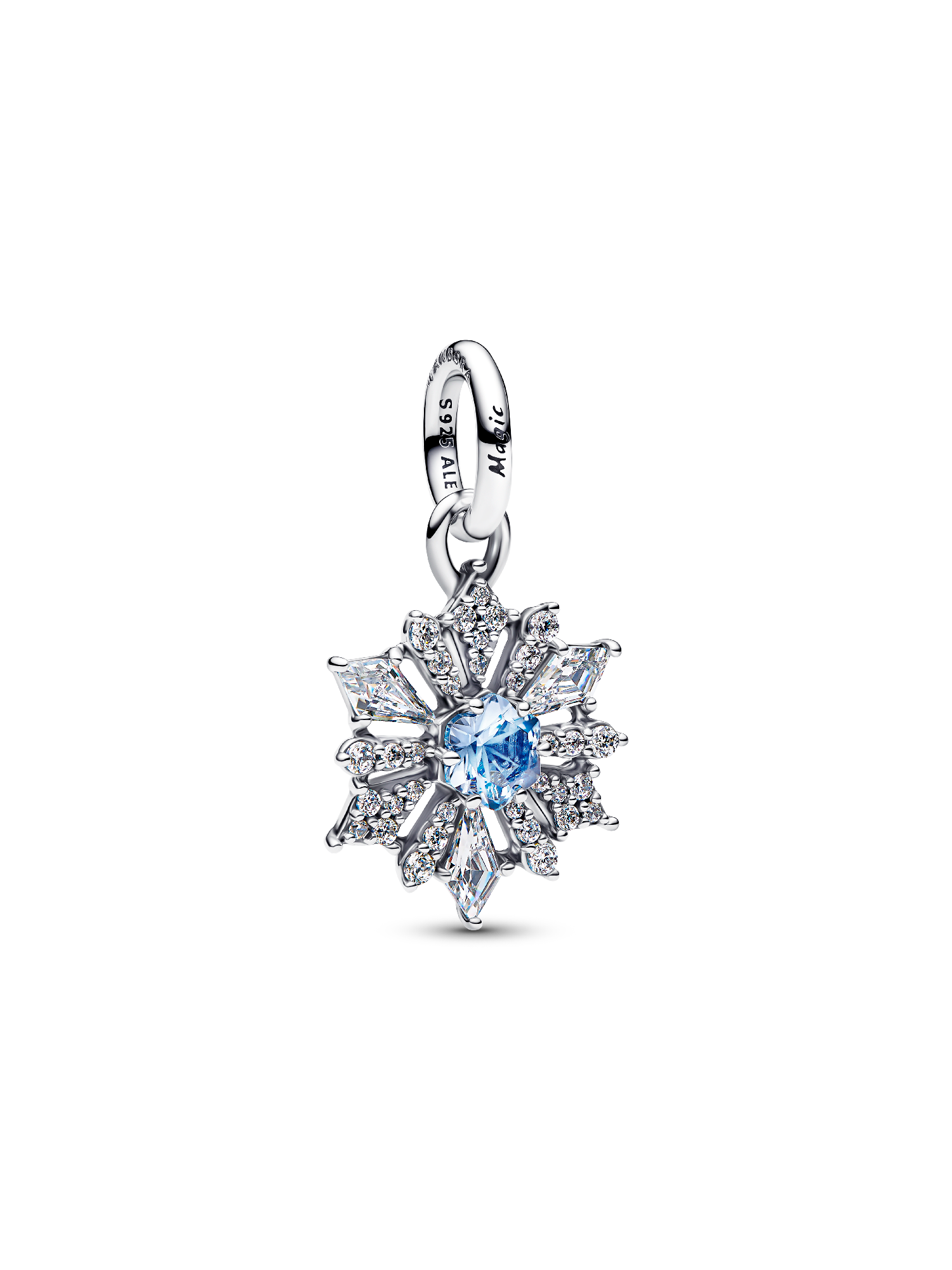 Disney Frozen Queen Elsa Snowflake Dangle Charm