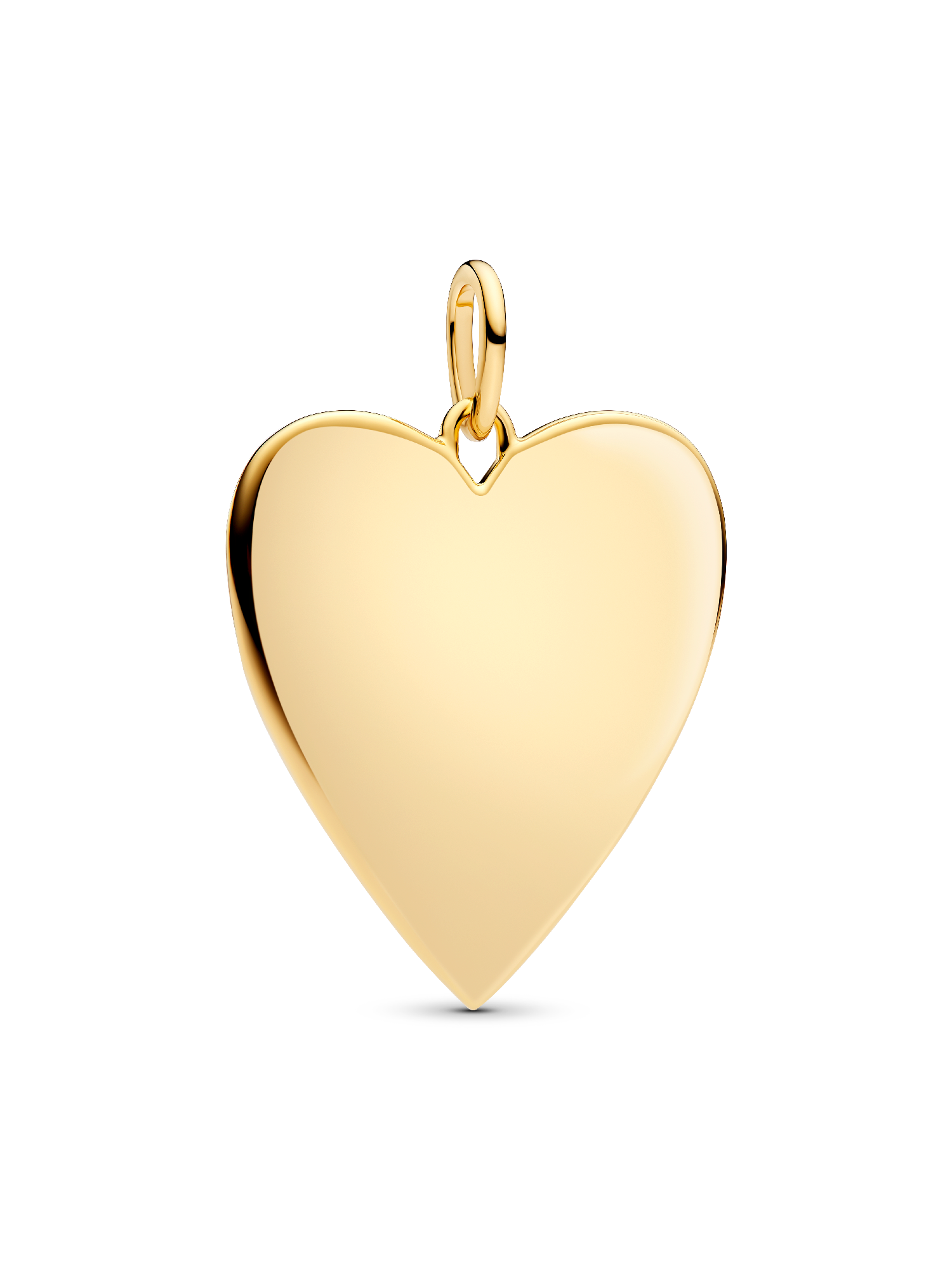 Engravable Heart Oversized Tag Pendant