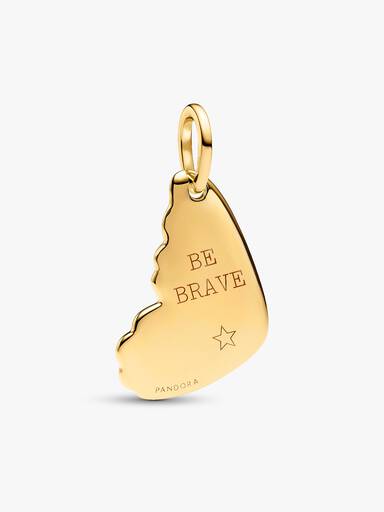Engravable Butterfly Wing Tag Pendant - Image 4