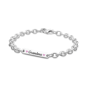 Grandma Bar Link Bracelet