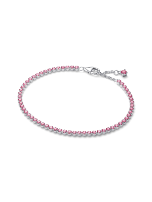 Pink Small Tennis Bracelet