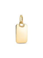 Engravable Rectangle Tag Pendant