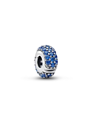 Royal Blue Stone Clip Charm