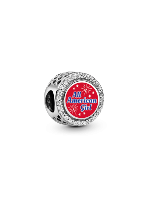 All American Girl Charm