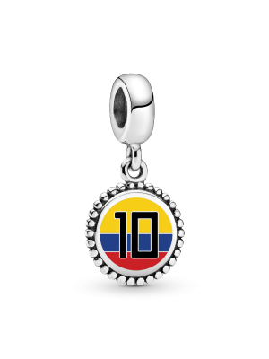 Colombia #10 Soccer Charm