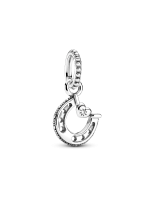 Good Luck Horseshoe Dangle Charm