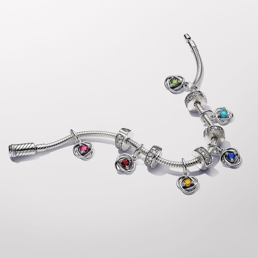 September Blue Eternity Circle Dangle Charm - Image 4
