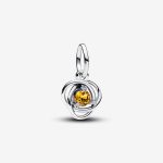 November Honey Eternity Circle Dangle Charm