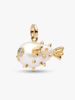 Oversized Puffy Fish Pendant