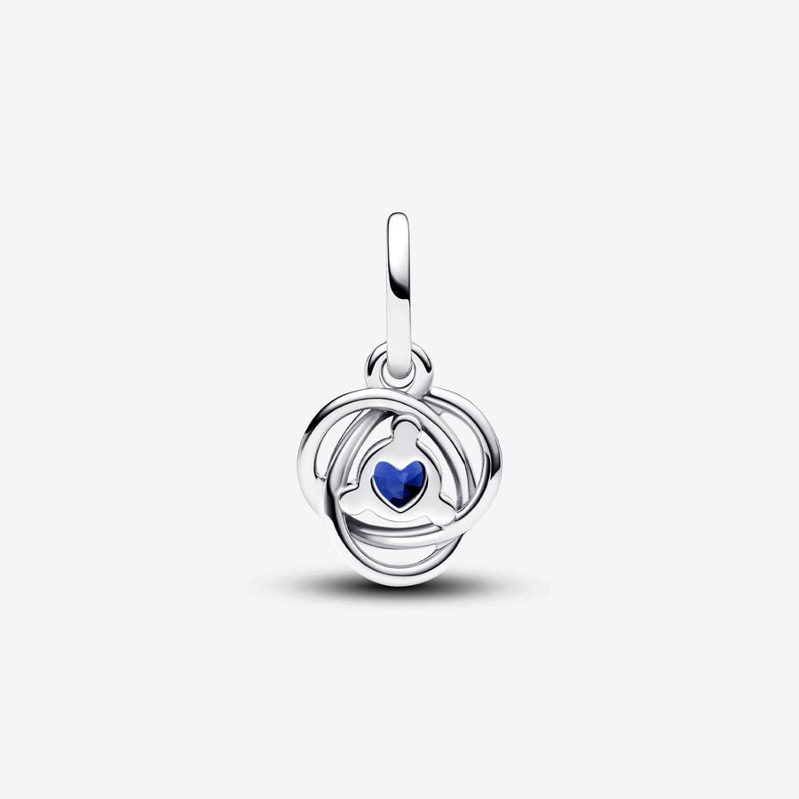September Blue Eternity Circle Dangle Charm - Image 2