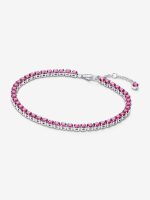 Sparkling Pink Tennis Bracelet