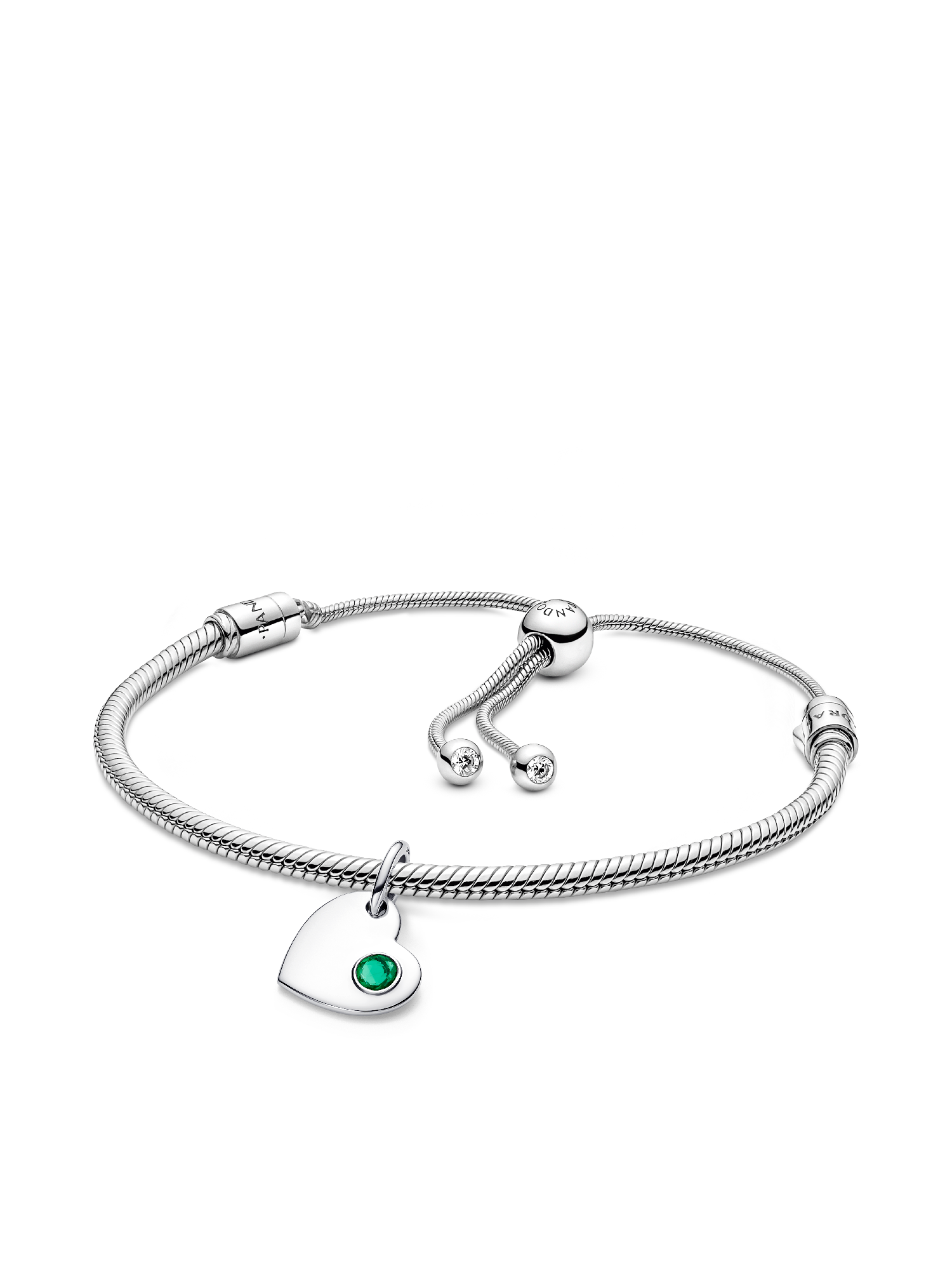 May Engravable Dangle Charm Bracelet Set - Image 2
